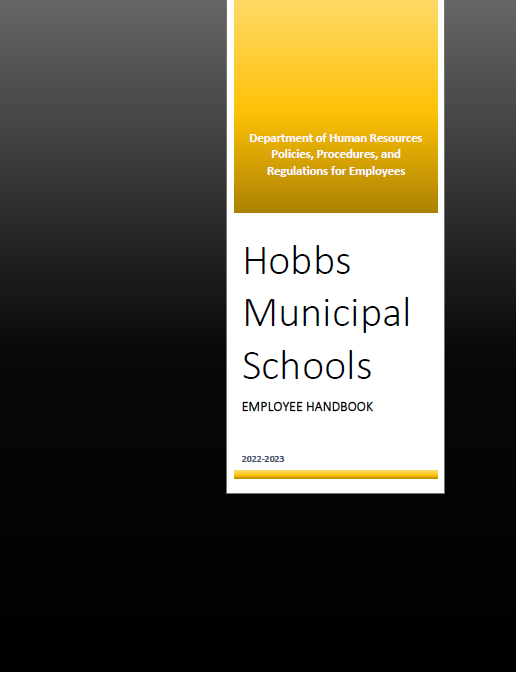 Human Resources Staff Handbooks Hobbs Municipal Schools